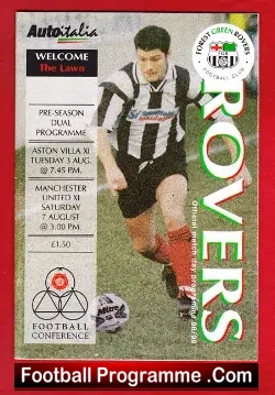 Forest Green Rovers v Manchester United 1999