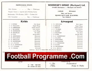 Fylde Rugby v Liverpool 1956 – plus Broughton Park