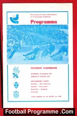 Germany Speedway v Holland + Denmark + England 1974