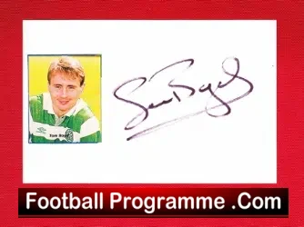 Glasgow Celtic Tommy Boyd Signed Picture Autograph - football memorabilia