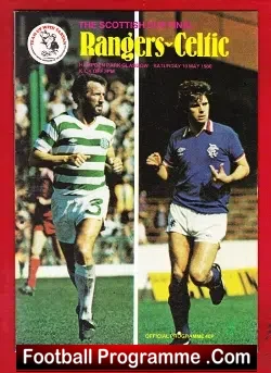 Glasgow Rangers v Aberdeen 1980 – Scotland Cup Final