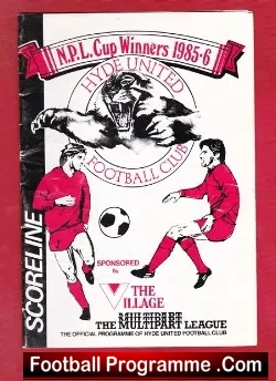 Hyde United v Christleton 1987