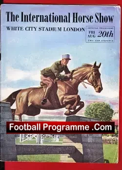 International Horse Show White City 1948 - sport programme