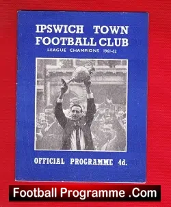 Ipswich Town v Aston Villa 1963