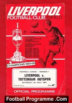 Liverpool v Tottenham 1967