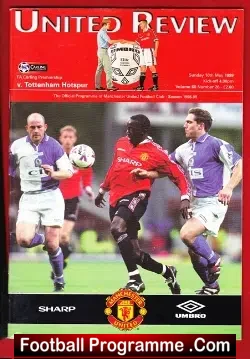 Manchester United v Tottenham 1999 – League Decider Treble – 5