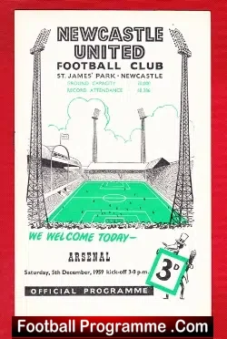Newcastle United v Arsenal 1959
