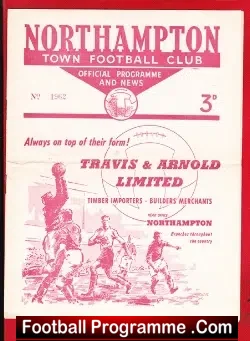 Northampton Town v Hastings United 1955