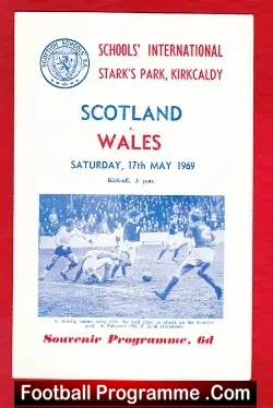 Scotland v Wales 1969 – Schoolboys at Kirkcaldy