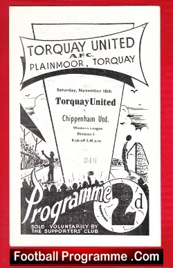 Torquay United v Chippenham United 1956