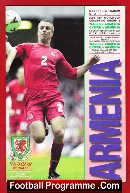 Wales v Armenia 2001