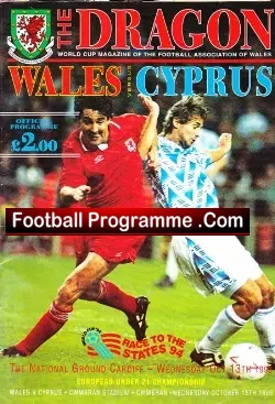 Wales v Cyprus 1993