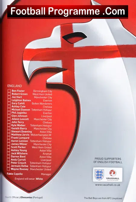 Wales v England 2011