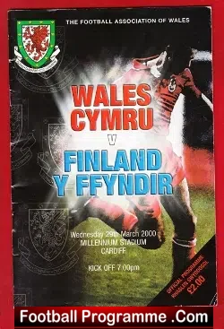 Wales v Finland 2000