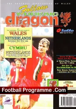 Wales v Holland 1996