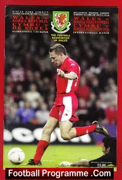 Wales v Korea 2003 – Plus Newspaper Article