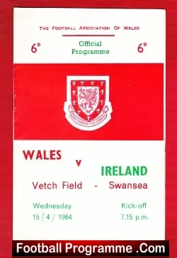 Wales v Northern Ireland 1964 – George Best Debut First Match