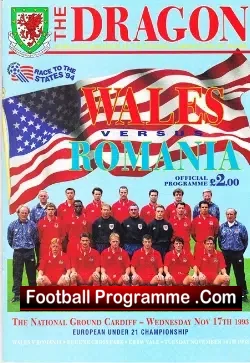 Wales v Romania 1993