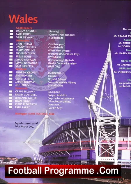 Wales v San Marino 2007