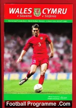 Wales v Slovinia 2005