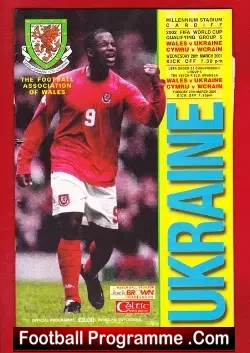 Wales v Ukraine 2001 – Plus Newspaper Article