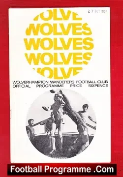 Wolves Wolverhampton v Newcastle United 1967