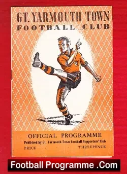 Yarmouth Town v Gorleston 1957 – Counties League Cup