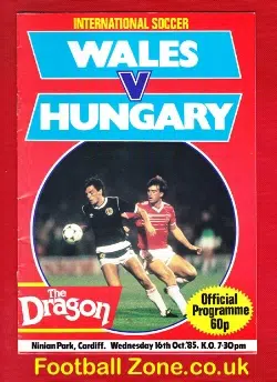 Wales v Hungary 1985