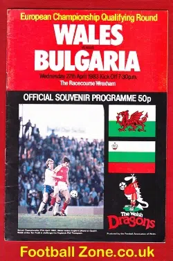 Wales v Bulgaria 1983
