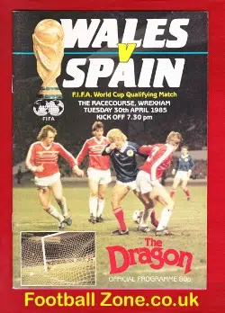 Wales v Spain 1985