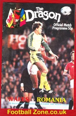 Wales v Romania 1983