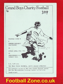 Mudeford Youth v Velmore Rangers 1975 – Boys Charity Match