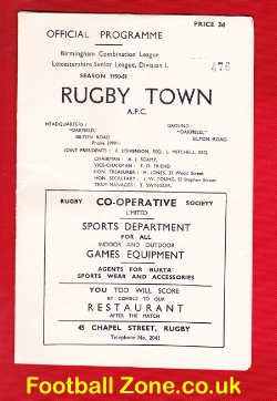 Rugby Town v Lockheed Leamington 1950