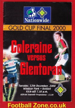 Coleraine v Glentoran 2000 – Irish Cup Final