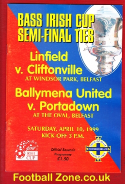 Linfield v Cliftonville 1999 – Irish Cup Semi Final + Ballymena