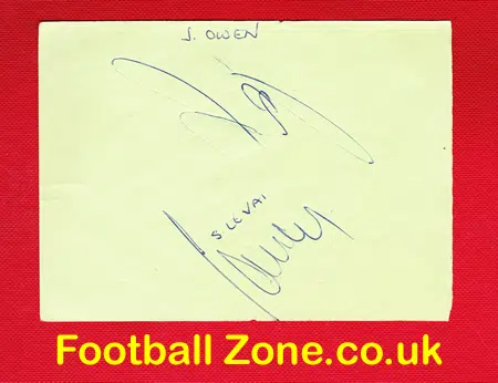 Speedway Rider John Boulger + Owen + Slevai Autograph