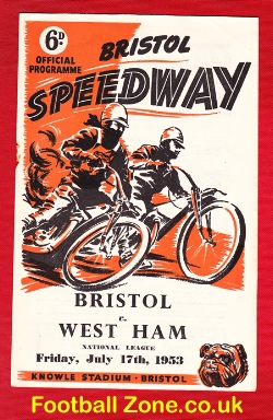 Bristol Speedway v West Ham 1953