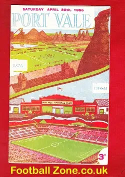 Port Vale v Rotherham United 1955