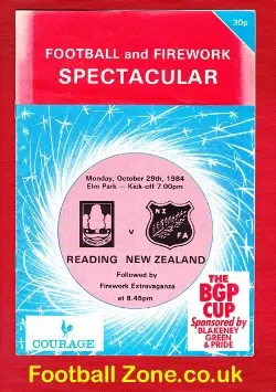 Reading v New Zealand 1984 – George Best – Friendly Match