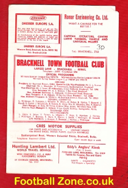 Bracknell Town v Marlow 1973 – Amateur Cup