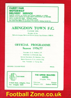 Abingdon Town v Moreton Town 1976