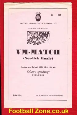 Germany Speedway Programme 1980 - Rennen Deutschland