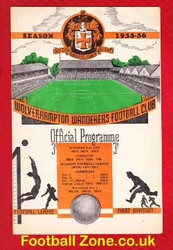Wolves Wolverhampton v Birmingham City 1955