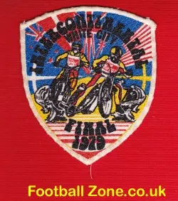 Speedway Intercontinental Final Cloth Patch Badge 1979