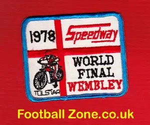 Speedway World Final London Cloth Patch Badge 1978