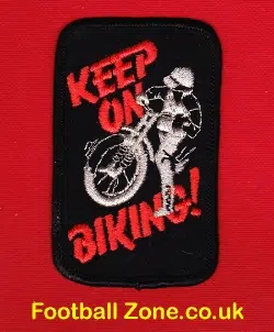 Speedway - Keep On Biking - Cloth Patch Badge