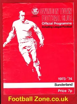 Swindon Town v Sunderland 1974