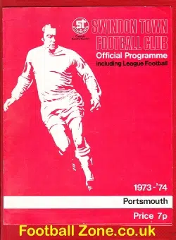 Swindon Town v Portsmouth 1974