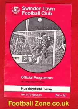 Swindon Town v Huddersfield Town 1972
