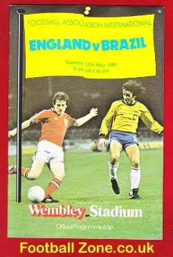 England v Brazil 1981